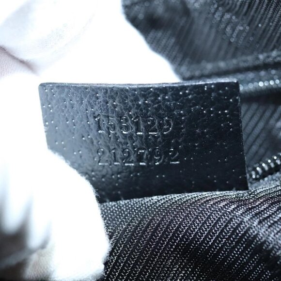 GUCCI GG Canvas Pouch Black 153129 Auth - Picture 12 of 15
